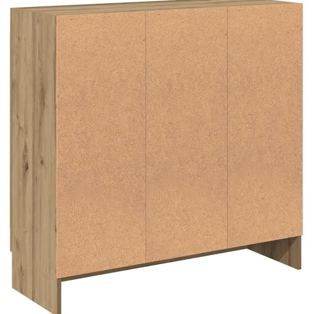 vidaXL Estanterías-Armario libros madera ingeniería 82,5x30,5x80 cm