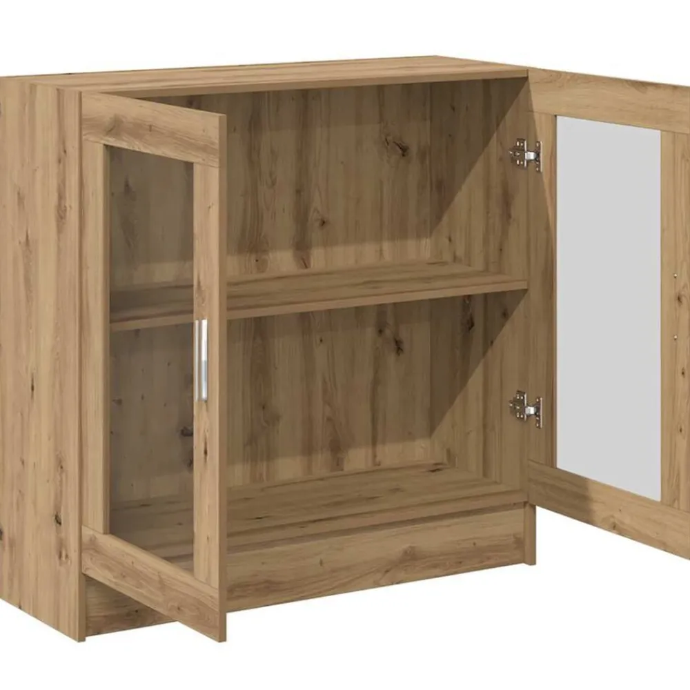 vidaXL Estanterías-Armario libros madera ingeniería 82,5x30,5x80 cm