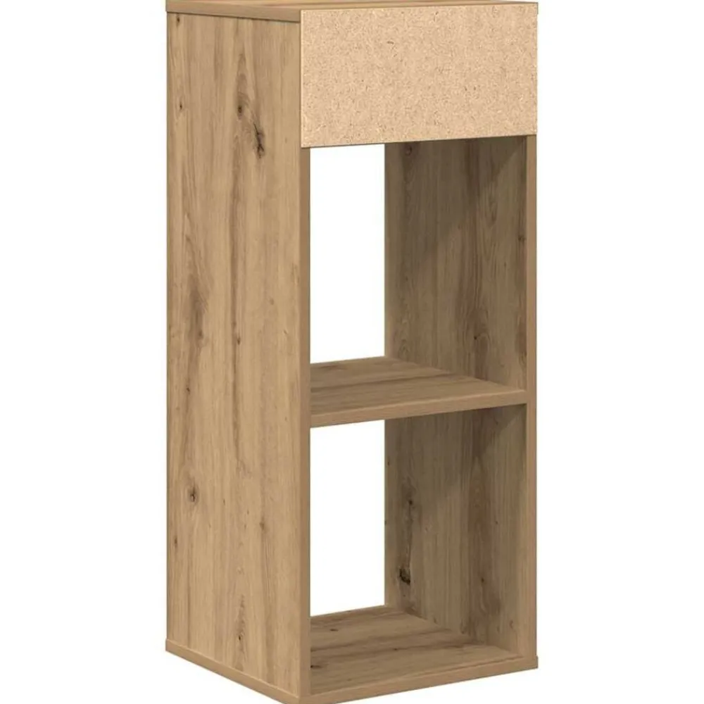 vidaXL Armario libros madera ingeniería 34x31x80 cm Roble artisan