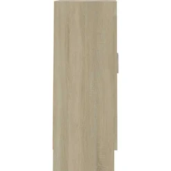 vidaXL Estanterías-Armario libros madera contrachapada color roble 82,5x30,5x80 cm