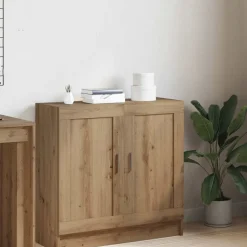 vidaXL Armario libros madera ingeniería 82,5x30,5x80 cm Roble artisan