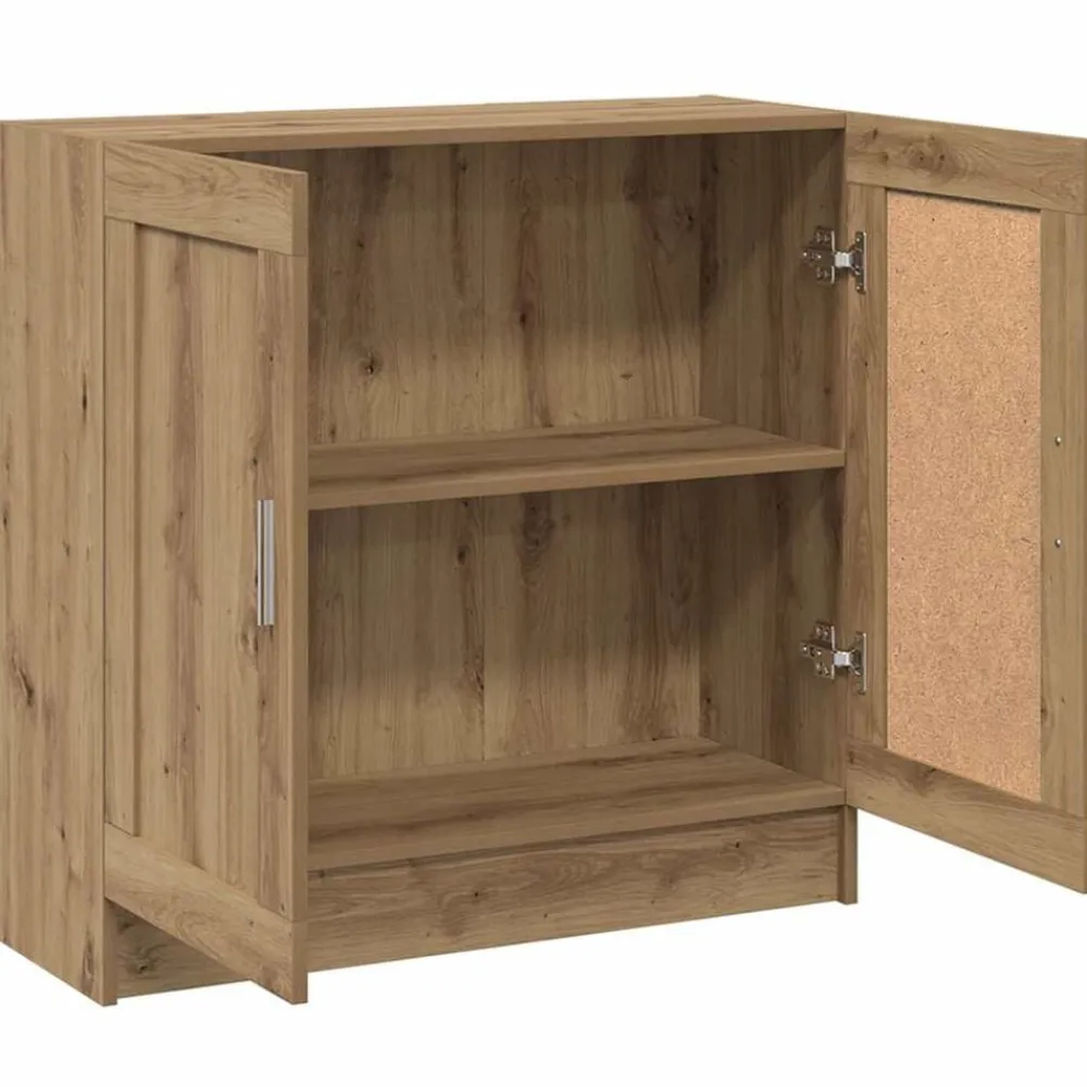 vidaXL Armario libros madera ingeniería 82,5x30,5x80 cm Roble artisan