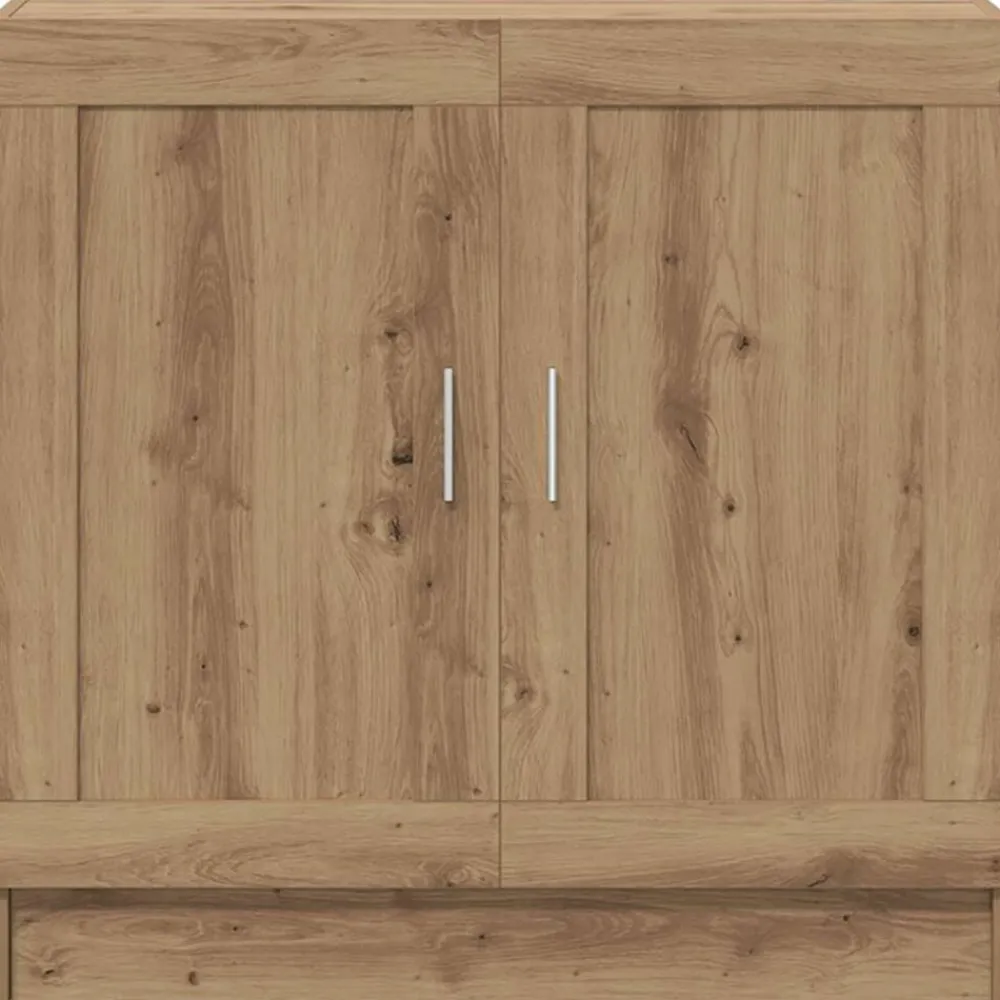 vidaXL Armario libros madera ingeniería 82,5x30,5x80 cm Roble artisan