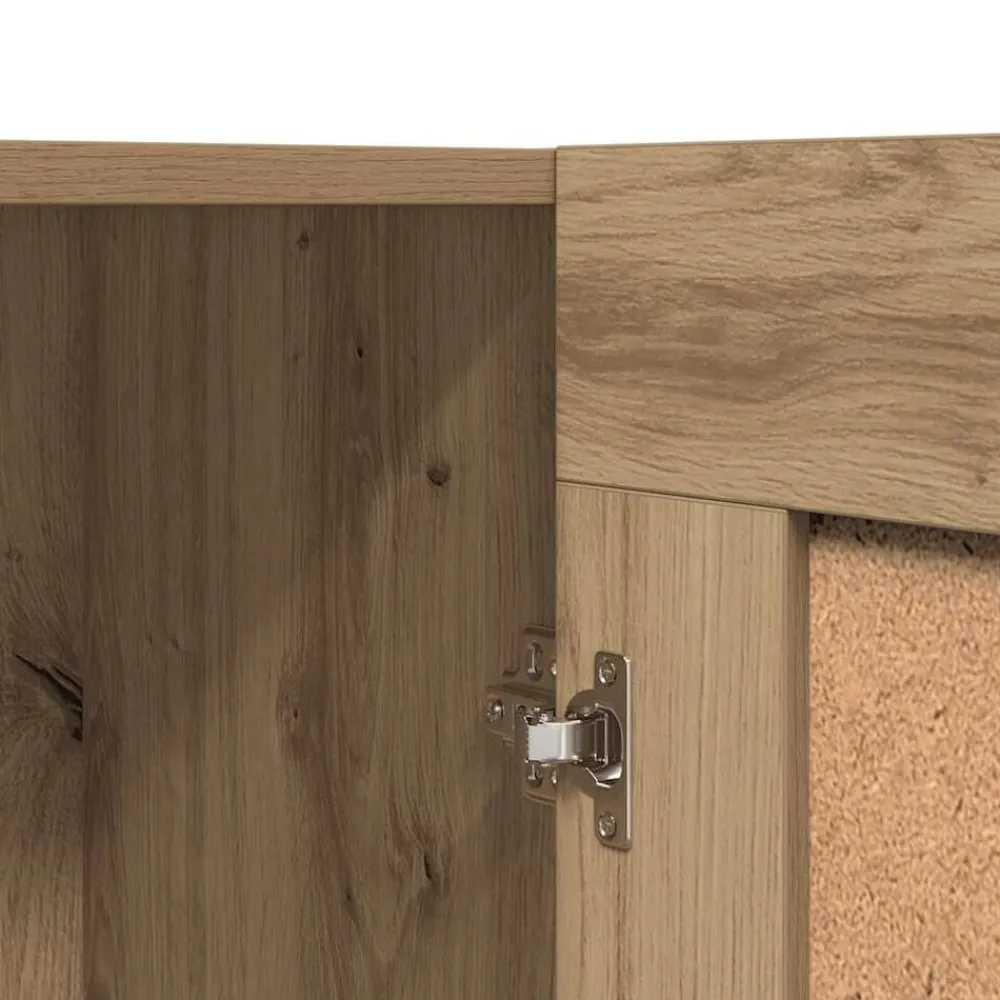 vidaXL Armario libros madera ingeniería 82,5x30,5x80 cm Roble artisan