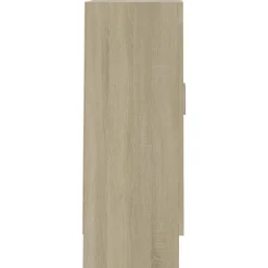 vidaXL Armario libros madera contrachapada color roble 82,5x30,5x80 cm Roble Sonoma Outlet