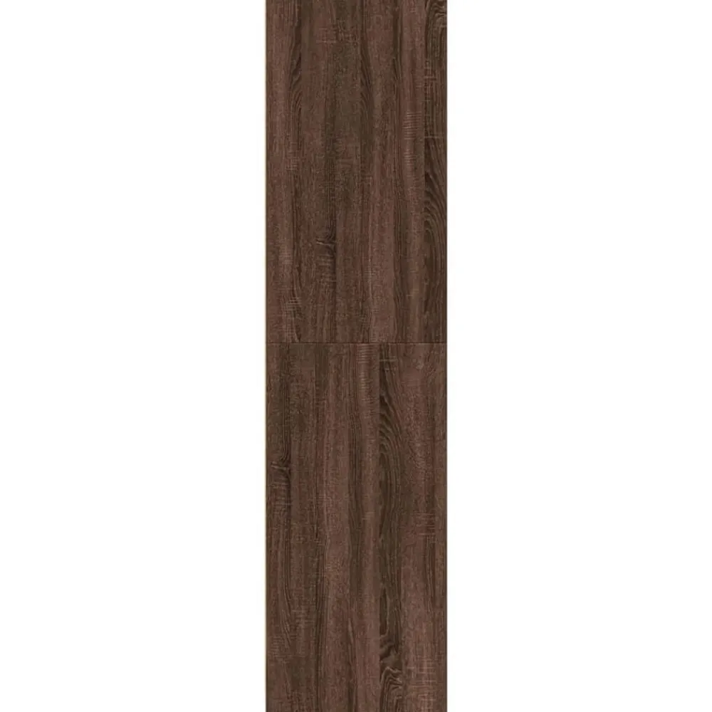 vidaXL Armarios Y Almacenamiento-Armario madera de ingeniería color roble marrón 80x50x200 cm