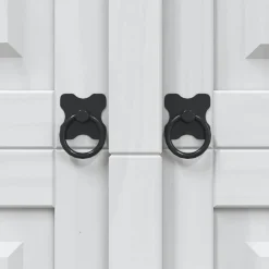 vidaXL Armario madera de pino Mexicano estilo Corona 2 puertas Blanco Online
