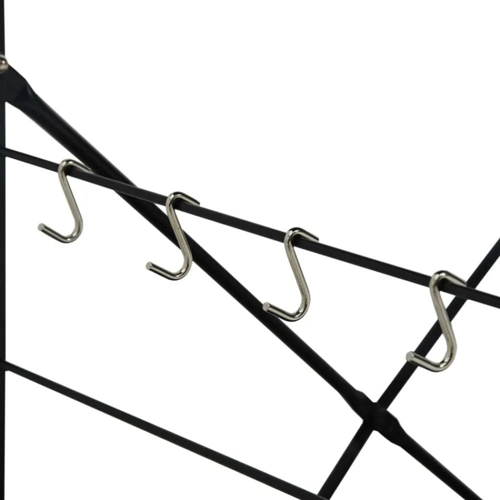 vidaXL Armario microondas madera ingeniería negro roble 60x39,6x123 cm negro y roble Sale