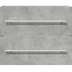 vidaXL Armario para lavabo aglomerado gris hormigón 60x38,5x48 cm Gris hormigón
