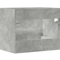 vidaXL Armario para lavabo aglomerado gris hormigón 60x38,5x48 cm Gris hormigón