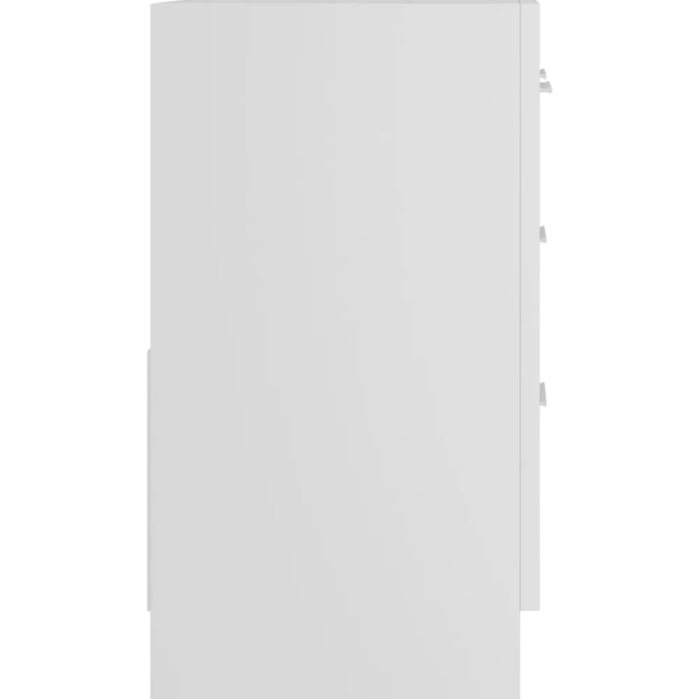 vidaXL Armario para lavabo madera contrachapada 63x30x54 cm Blanco Sale