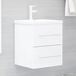 vidaXL Conjuntos De Muebles-Armario para lavabo madera contrachapada 41x38,5x48 cm