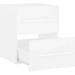 vidaXL Conjuntos De Muebles-Armario para lavabo madera contrachapada 41x38,5x48 cm