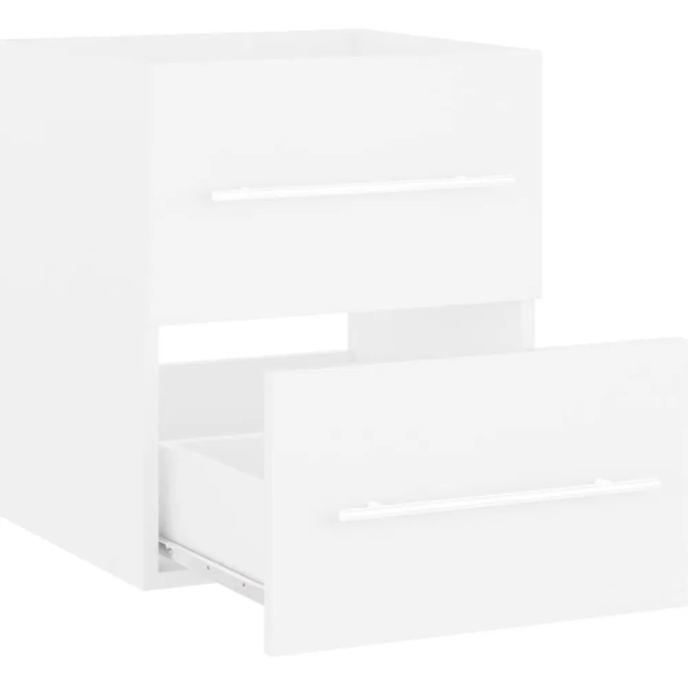 vidaXL Conjuntos De Muebles-Armario para lavabo madera contrachapada 41x38,5x48 cm