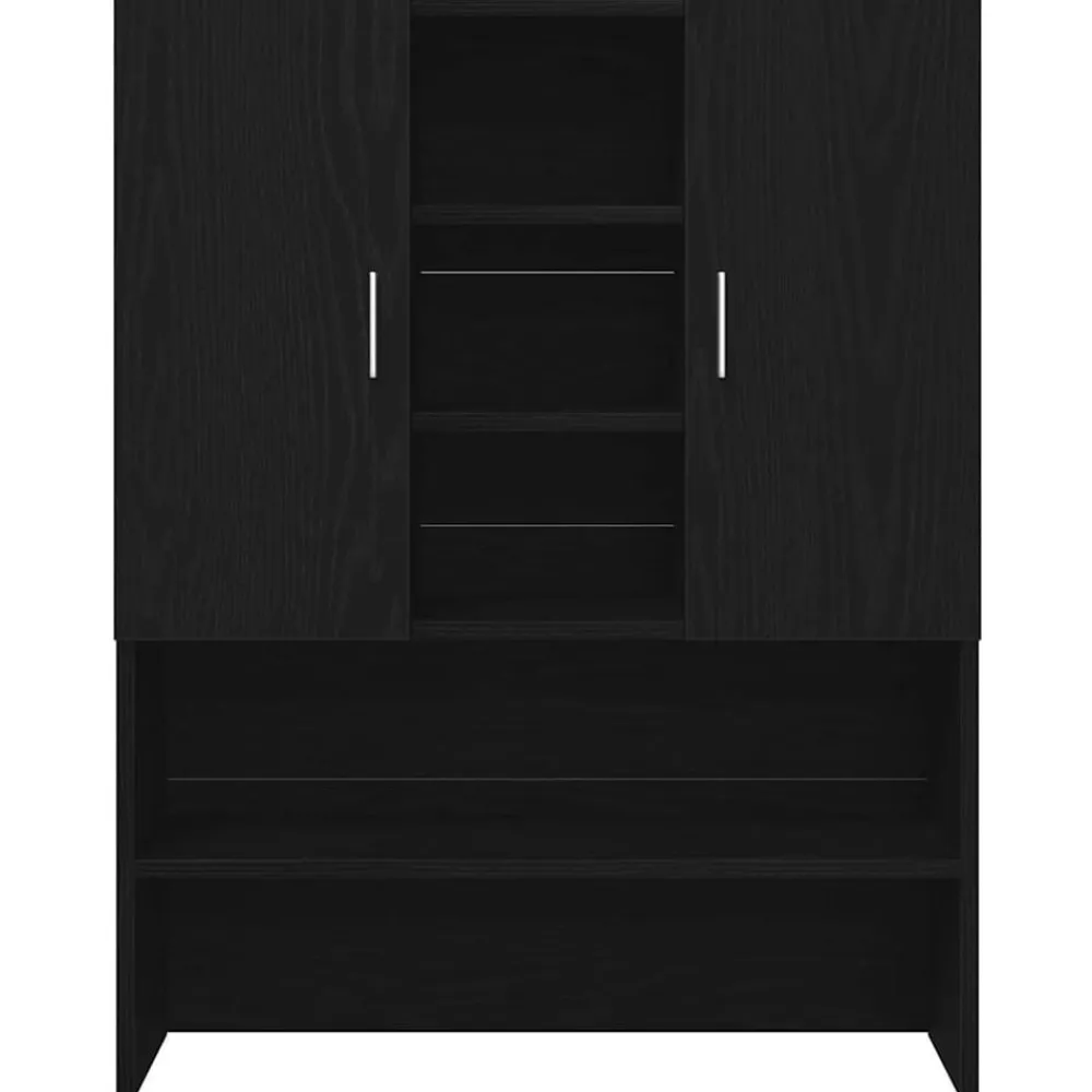 vidaXL Armario para lavadora 2 pcs 70,5 x 71,5 x 181,5 cm Roble negro Clearance