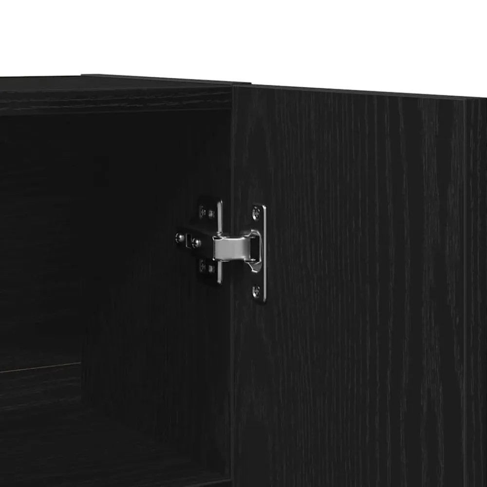 vidaXL Armario para lavadora 2 pcs 70,5 x 71,5 x 181,5 cm Roble negro Clearance