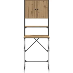 vidaXL Accesorios Para Electrodomésticos-Armario para lavadora Roble artesanal 68 x 48,5 x 194 cm