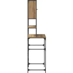 vidaXL Accesorios Para Electrodomésticos-Armario para lavadora Roble artesanal 68 x 48,5 x 194 cm