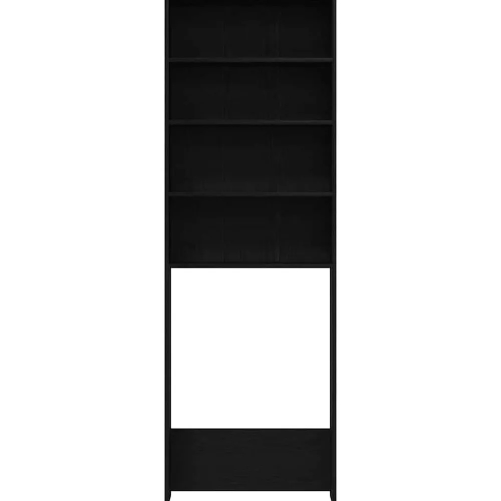 vidaXL Armario para lavadora 64 x 24 x 190 cm Roble negro Hot