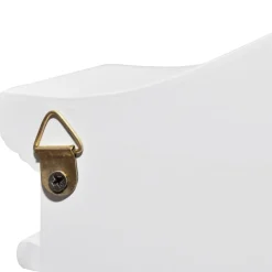 vidaXL Armario para llaves con marco de fotos blanco Outlet