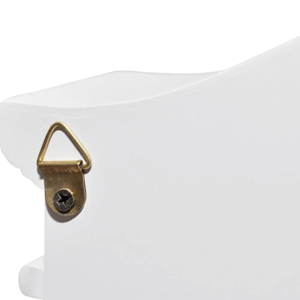 vidaXL Armario para llaves con marco de fotos blanco Outlet