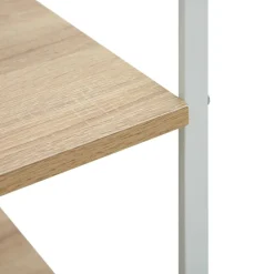 vidaXL Armario para microondas 60x39,6x79,5 cm blanco y roble