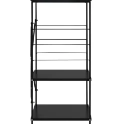 vidaXL Armario para microondas madera ingeniería 60x39,6x79,5 cm Negro Online