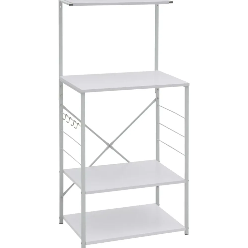 vidaXL Cocina Y Comedor-Armario para microondas madera ingeniería 60x39,6x123 cm