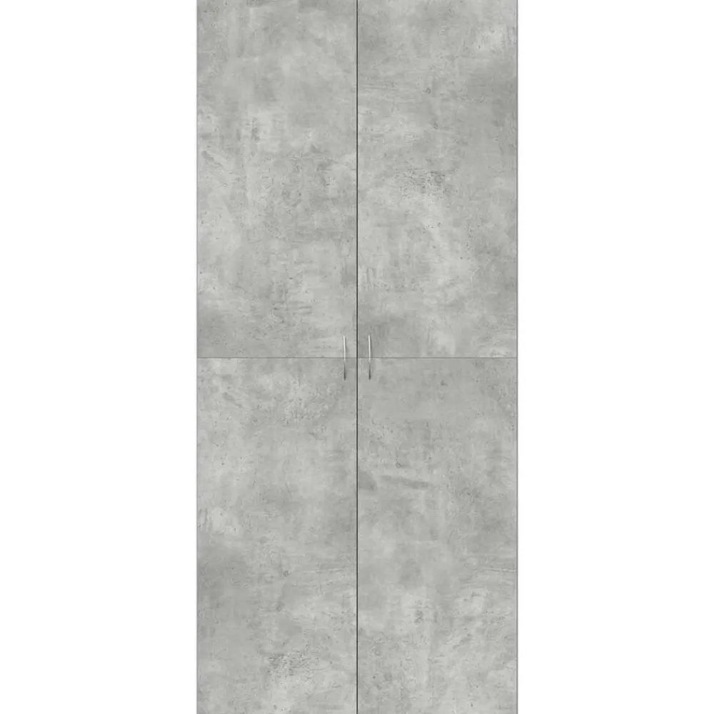 vidaXL Productos Del Hogar-Armario para Zapatos con estante Gris 80 x 35.5 x 180 cm