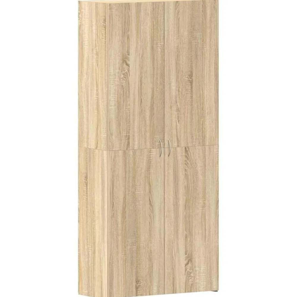 vidaXL Productos Del Hogar-Armario para Zapatos con estante Marrón 80 x 35.5 x 180 cm