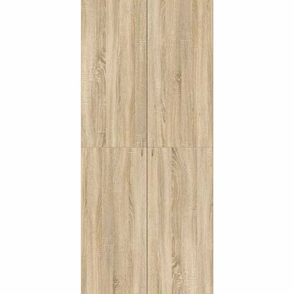 vidaXL Productos Del Hogar-Armario para Zapatos con estante Marrón 80 x 35.5 x 180 cm