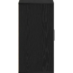 vidaXL Productos Del Hogar-Armario para Zapatos con estante Roble Negro 60 x 35 x 70 cm