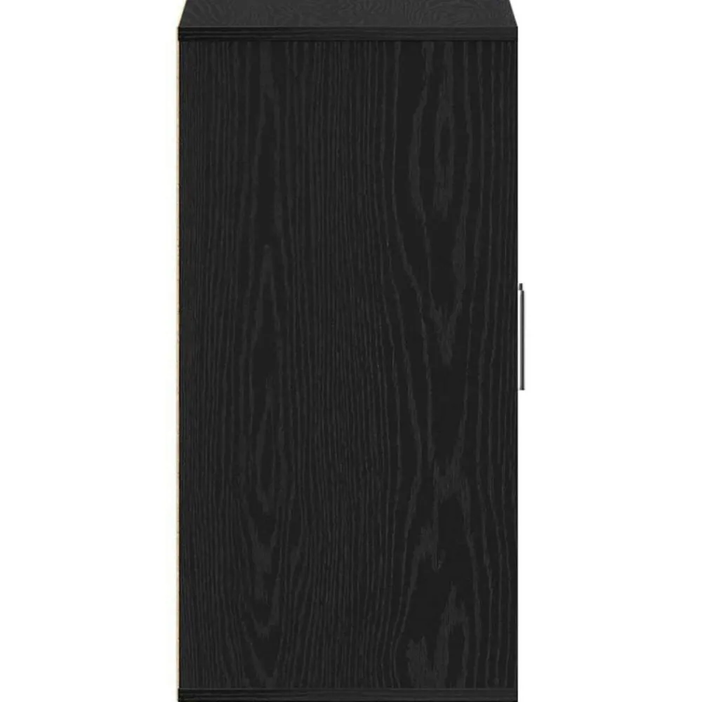 vidaXL Productos Del Hogar-Armario para Zapatos con estante Roble Negro 60 x 35 x 70 cm