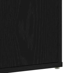 vidaXL Productos Del Hogar-Armario para Zapatos con estante Roble Negro 60 x 35 x 70 cm