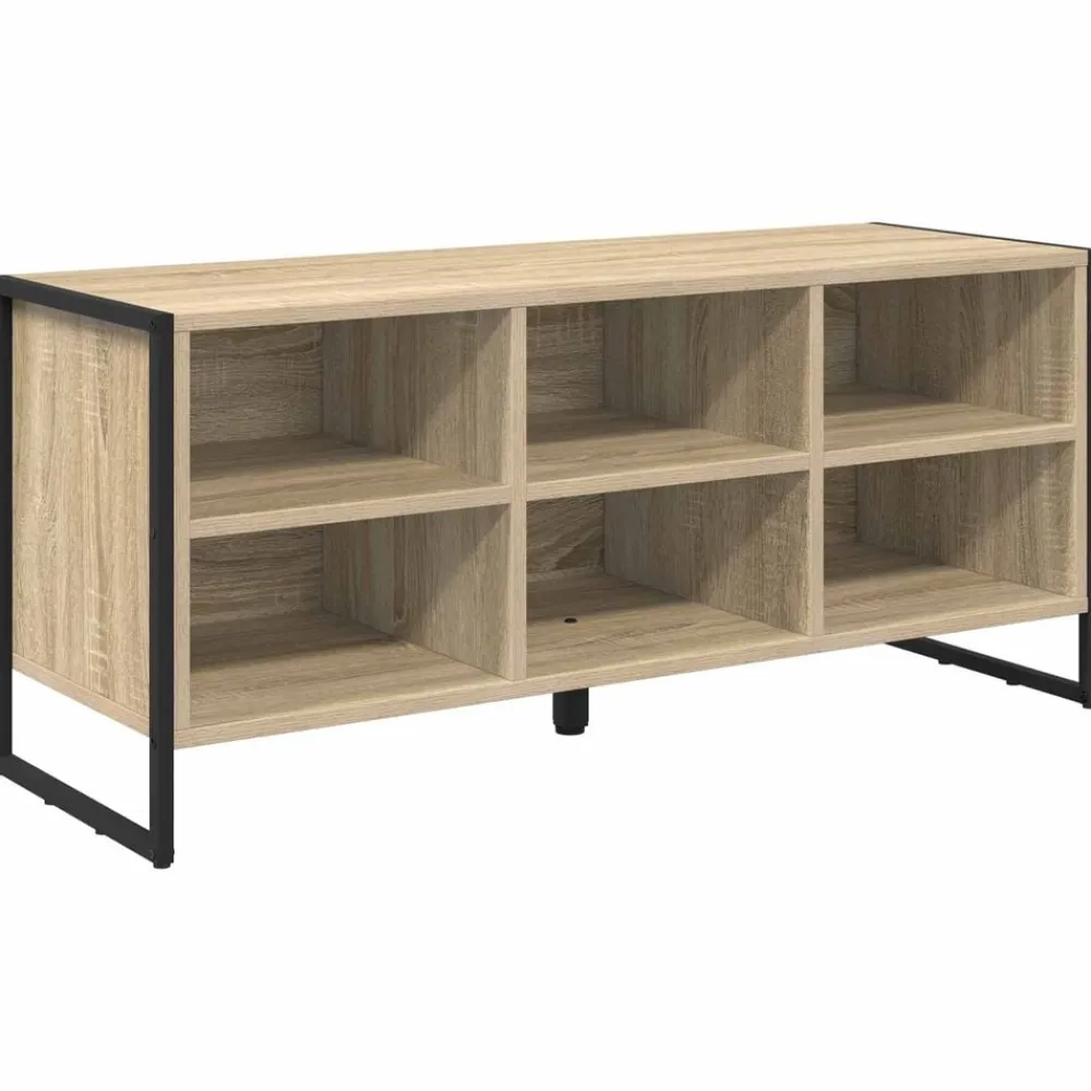 vidaXL Productos Del Hogar-Armario para Zapatos con almacenamiento Sonoma 60 x 35 x 44 cm