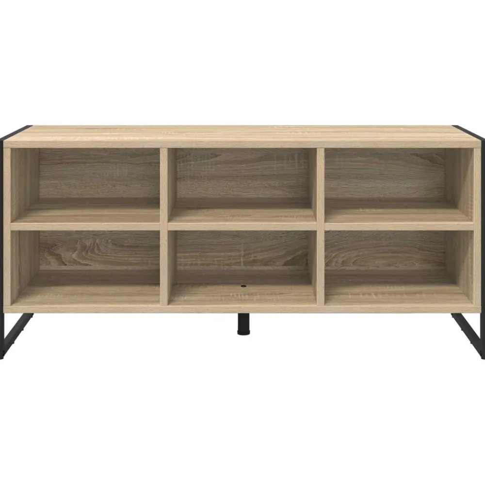 vidaXL Productos Del Hogar-Armario para Zapatos con almacenamiento Sonoma 60 x 35 x 44 cm