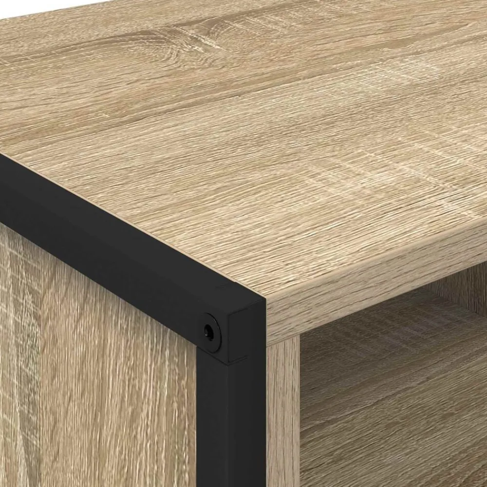 vidaXL Productos Del Hogar-Armario para Zapatos con almacenamiento Sonoma 60 x 35 x 44 cm