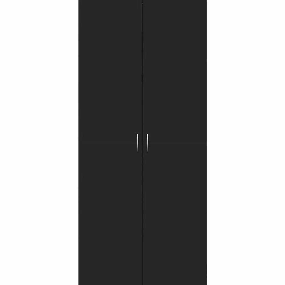 vidaXL Armario para Zapatos con estante 80 x 35.5 x 180 cm Negro Hot