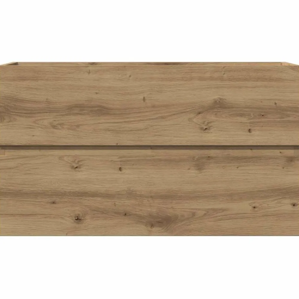 vidaXL Armario pared baño madera ingeniería artisian 80x38,5x45 cm artisian oak
