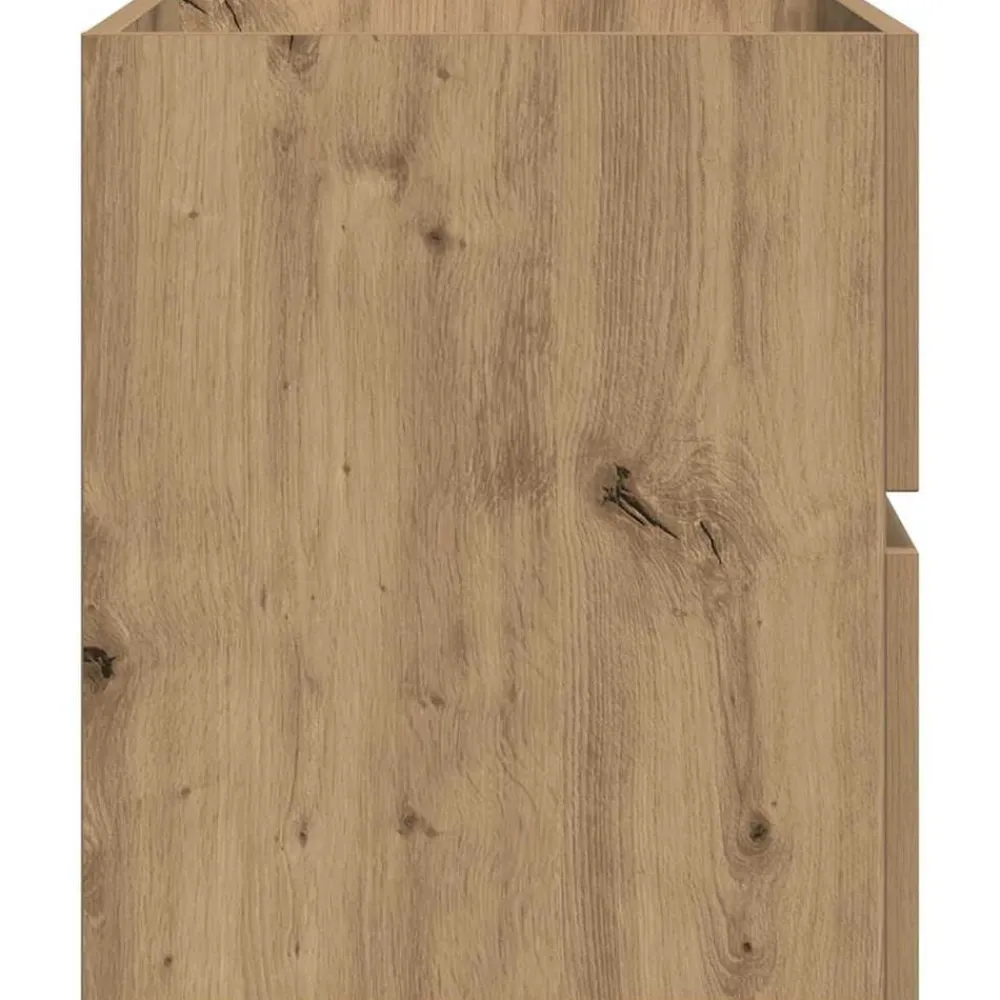 vidaXL Armario pared baño madera ingeniería artisian 80x38,5x45 cm artisian oak