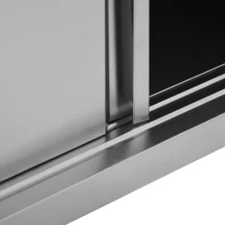 vidaXL Armario pared de cocina puertas correderas acero 90x40x50 cm Discount