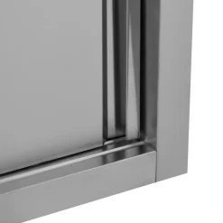 vidaXL Armario pared de cocina puertas correderas acero 90x40x50 cm Discount