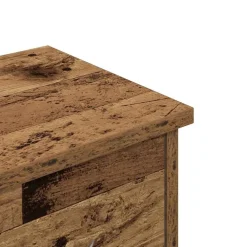 vidaXL Estanterías-Armario pared madera ingeniería madera envejecida 60x26x18,5 cm