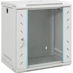 vidaXL Electrónica-Armario rack de red de pared 12U 19" IP20 53x40x30 cm