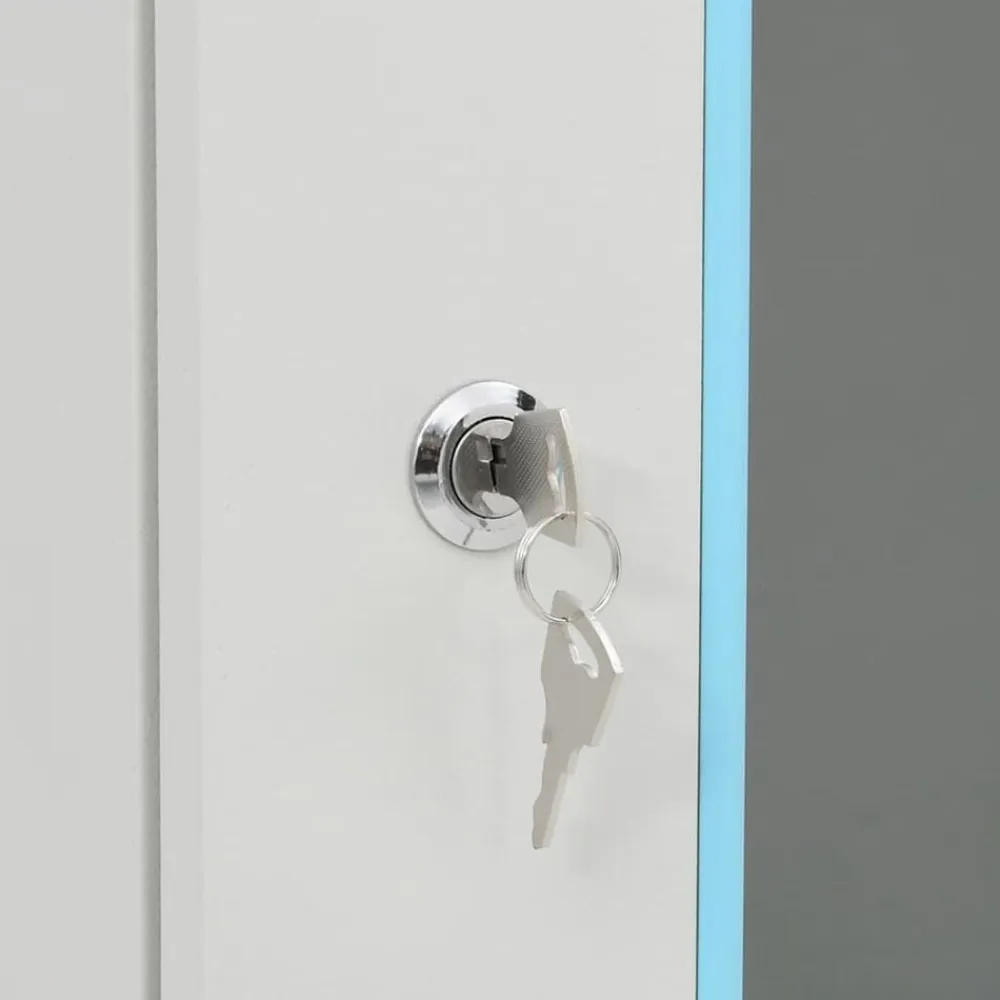 vidaXL Armario rack de servidores de pared 4U 19" IP20 53x40x21 cm Gris Outlet