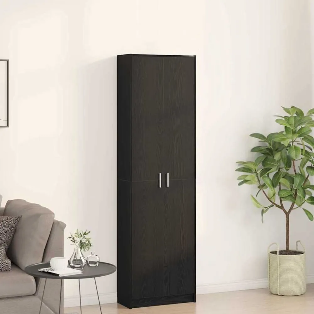 vidaXL Armarios Y Almacenamiento-Armario 55 x 25 x 189 cm Madera de ingeniería
