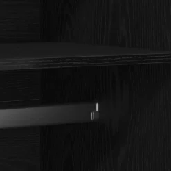 vidaXL Armario 90 x 52 x 200 cm Madera contrachapada Roble negro New