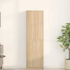 vidaXL Armarios Y Almacenamiento-Armario 55 x 25 x 189 cm Madera de ingeniería