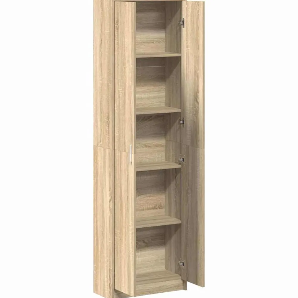 vidaXL Armarios Y Almacenamiento-Armario 55 x 25 x 189 cm Madera de ingeniería