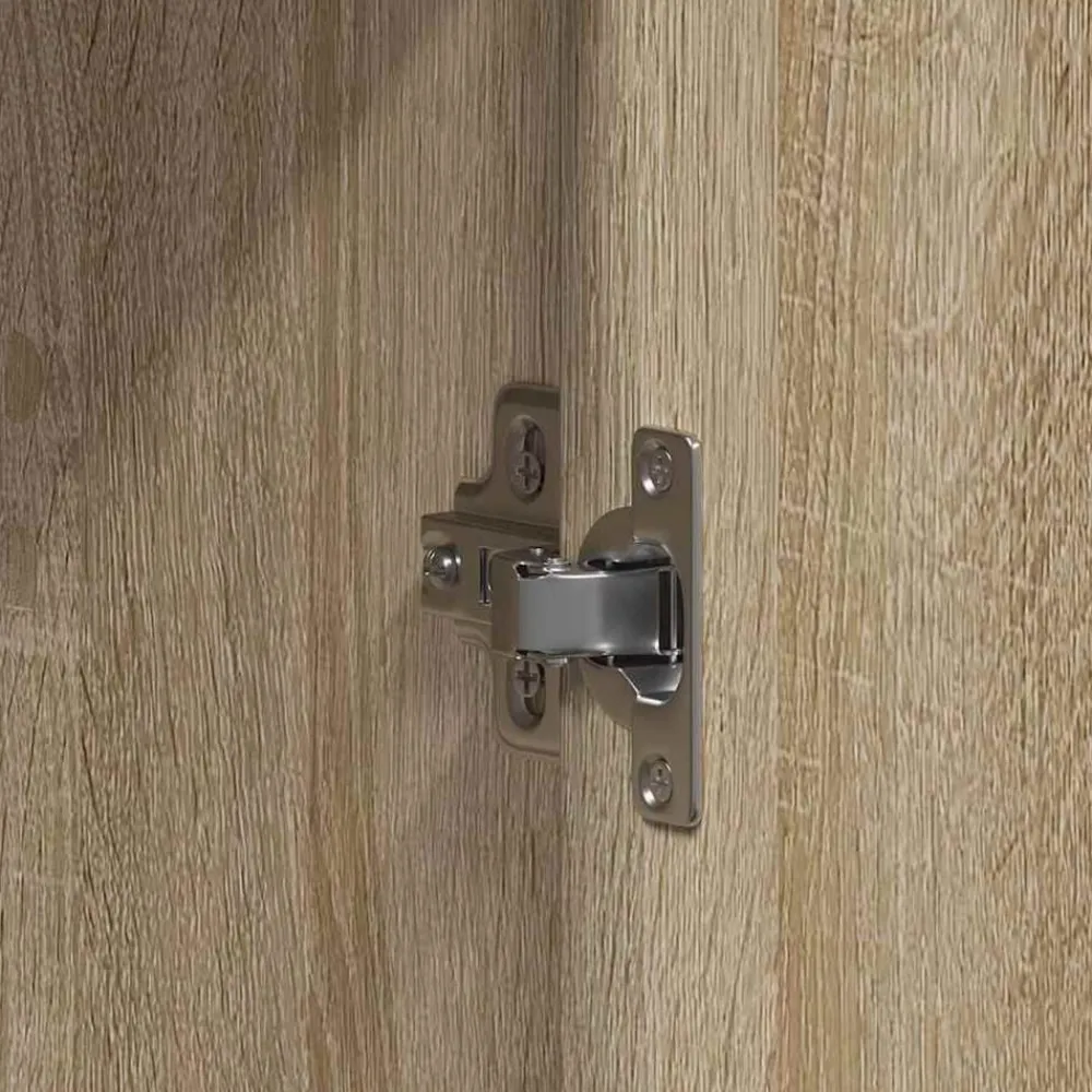 vidaXL Armarios Y Almacenamiento-Armario 55 x 25 x 189 cm Madera de ingeniería